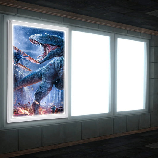 LED Light Box Backlit Poster Frame Advertising Display