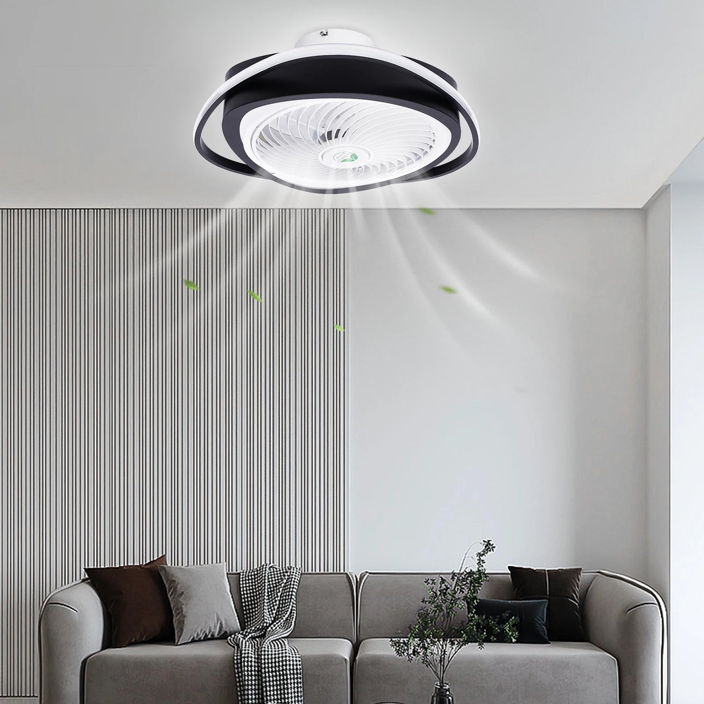 Ceiling Fan With Light LED Remote Control Dimmable