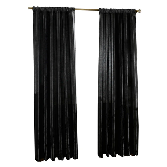 Satin Curtain For Living Room Semi Blackout Drape Panel