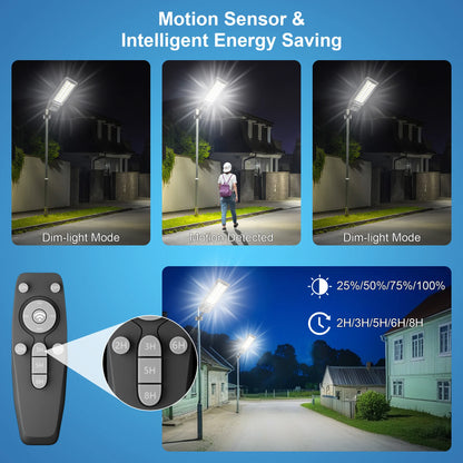 Outdoor Solar Motion Sensor Light IP65 Waterproof Dusk To Dawn