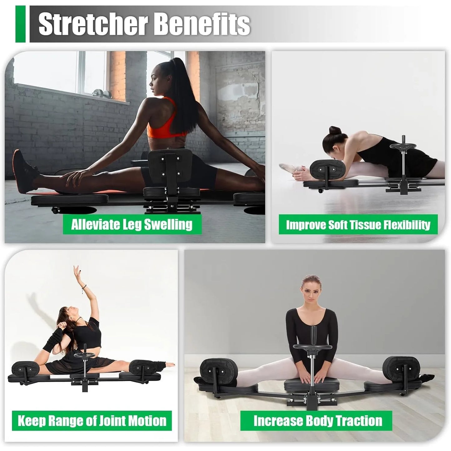 Leg Stretcher and Hip Stretcher for Home Gym Strength Training