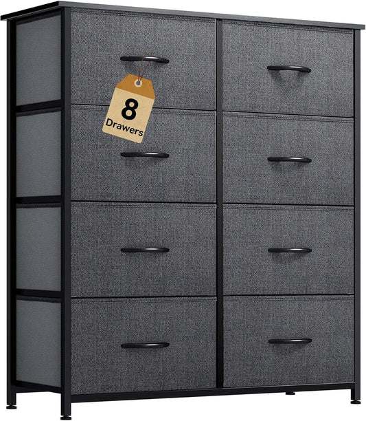 8-Drawer Fabric Dresser for Bedroom and Living Space