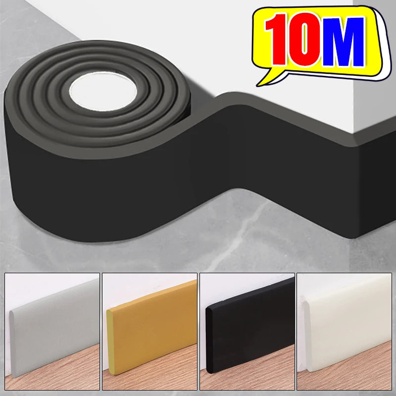 Waterproof Self-Adhesive Skirting Line Wall Sticker Anti-Collision