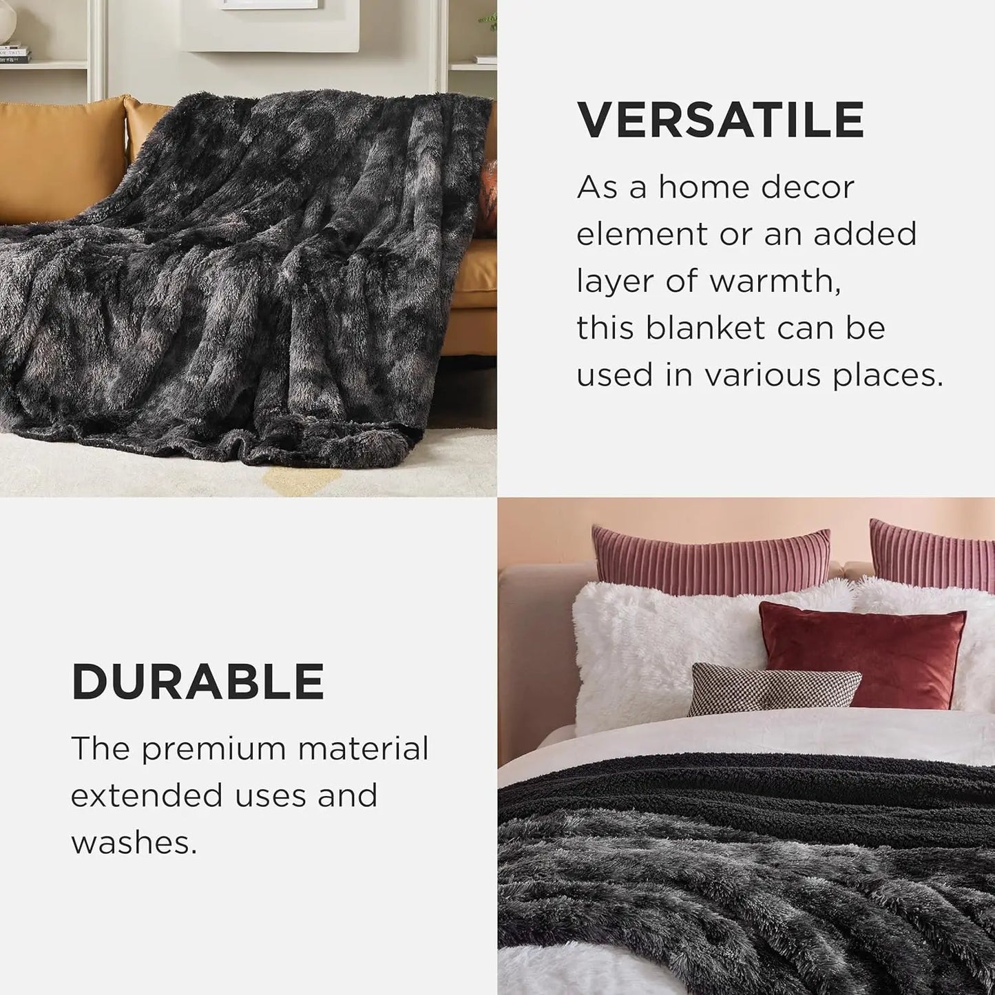 Fluffy Tie Dye Sherpa Blanket For Winter Warmth And Comfort