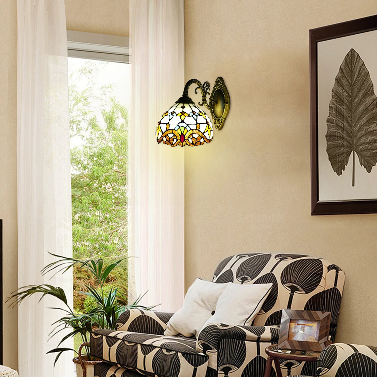 Vintage Indoor Dome Wall Lamp Handmade For Living Room Bedroom