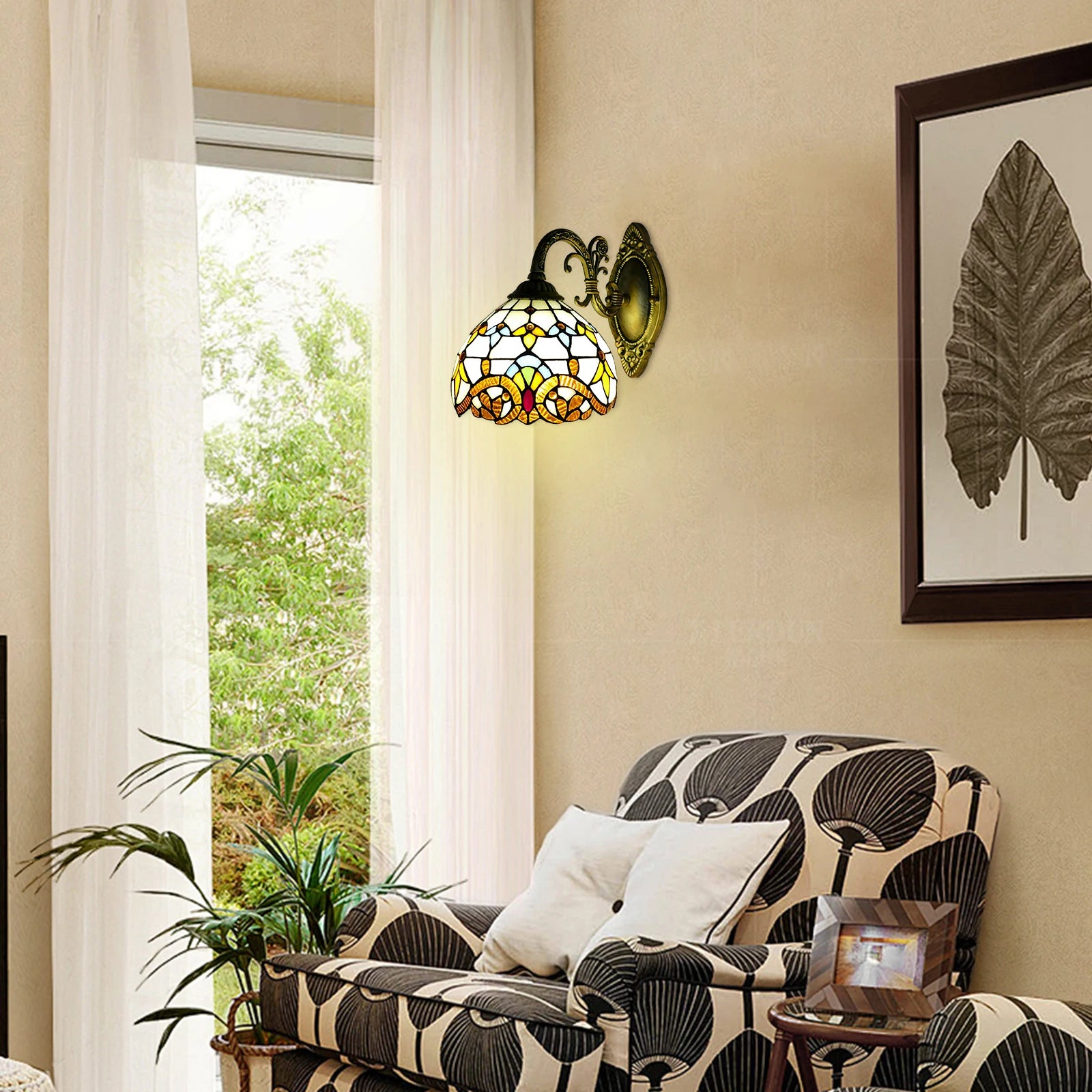 Vintage Indoor Dome Wall Lamp Handmade For Living Room Bedroom