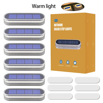 Waterproof Solar Deck Lights Automatic Garden Path IP68