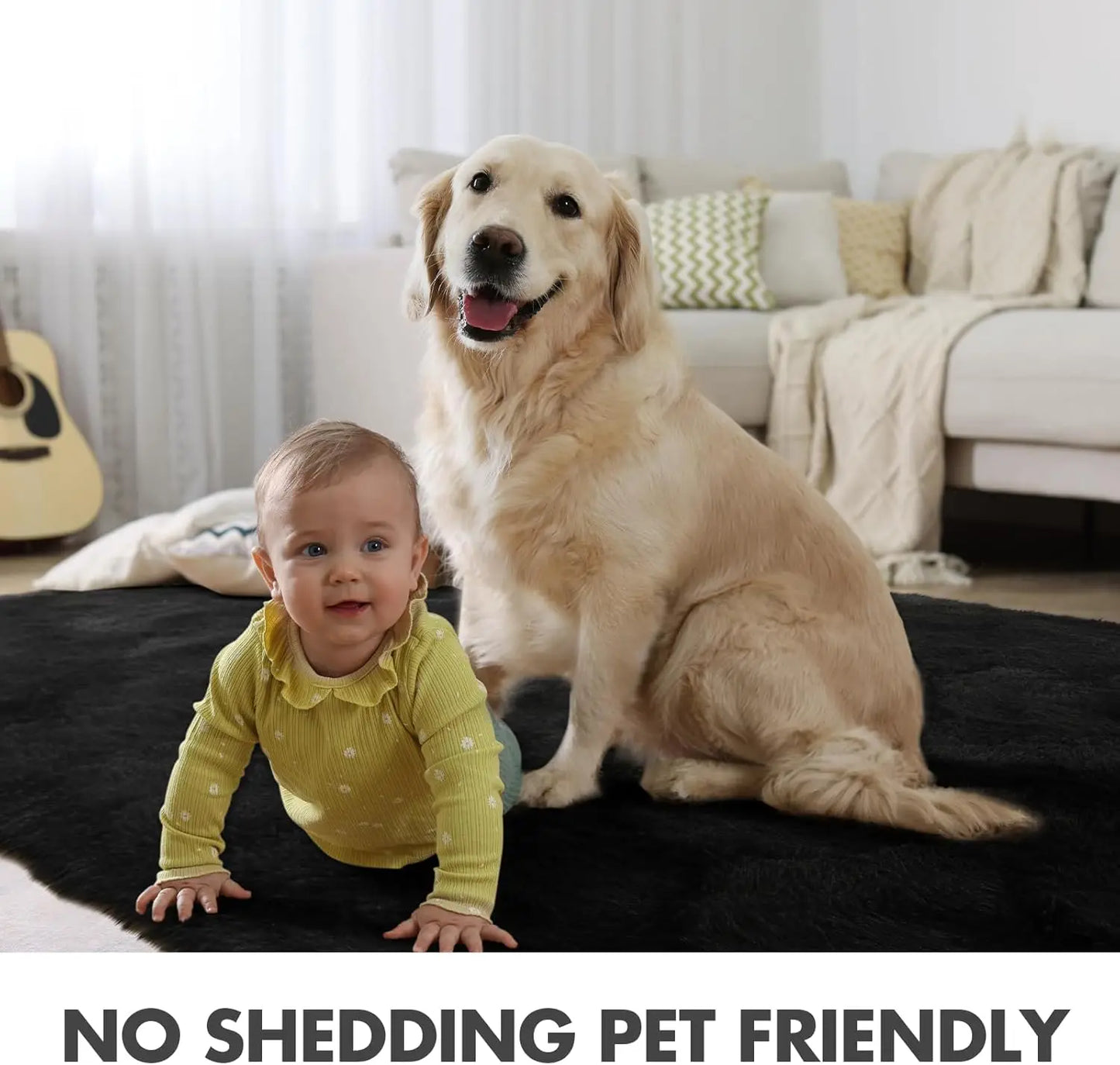 Shag Rug Ultra Soft Area Carpet For Living Room Decor