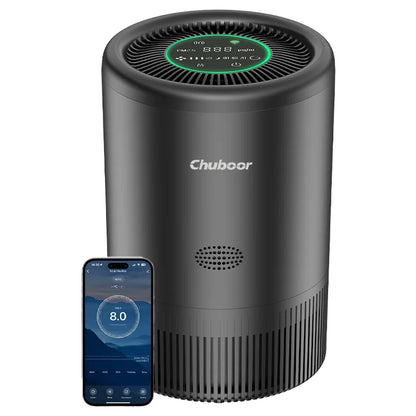 Chuboor Smart Air Purifier With App Alexa Control PM25 HEPA