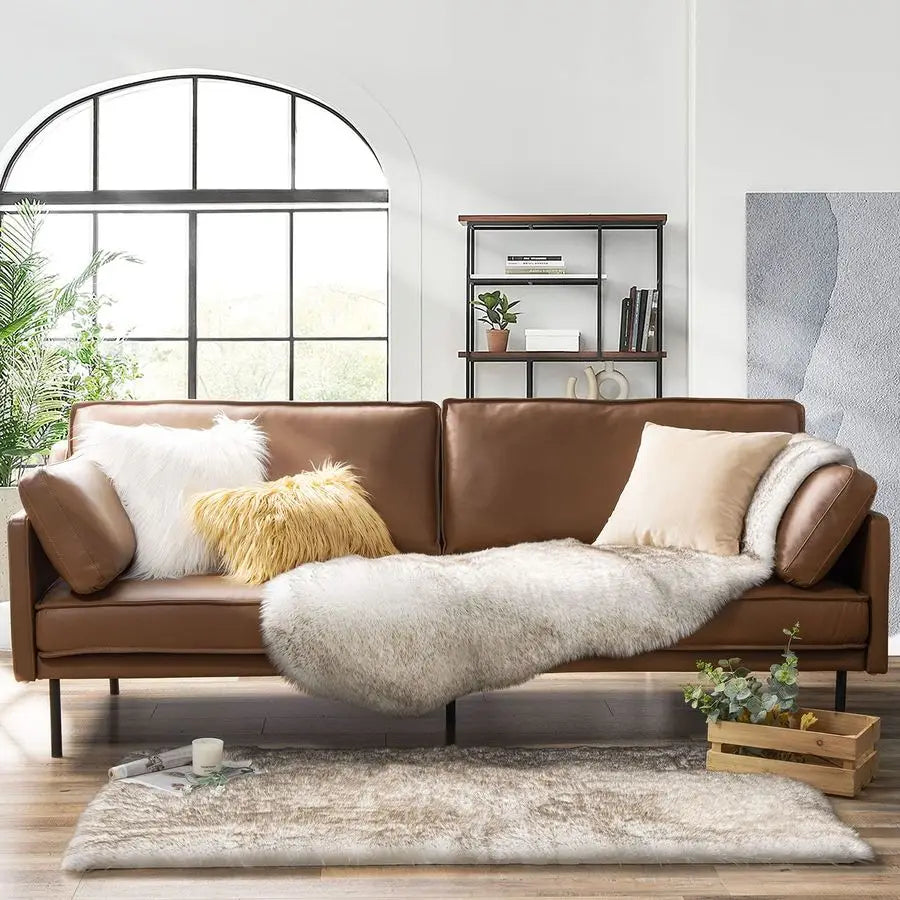 Premium Ultra Soft Faux Fox Fur Rug For Living Room