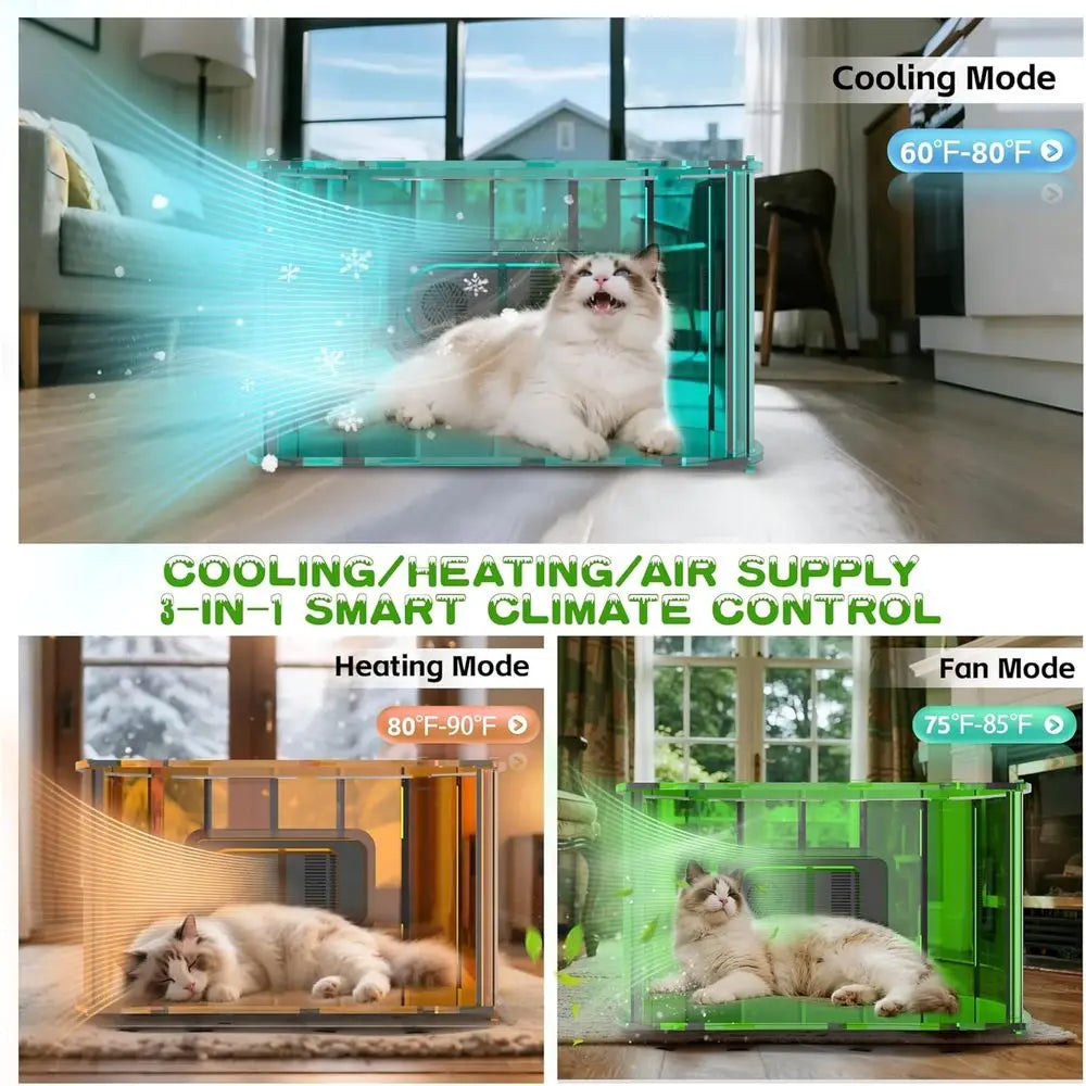 Air Conditioned Cat House 4 Season Thermo Electric Pet Shelter