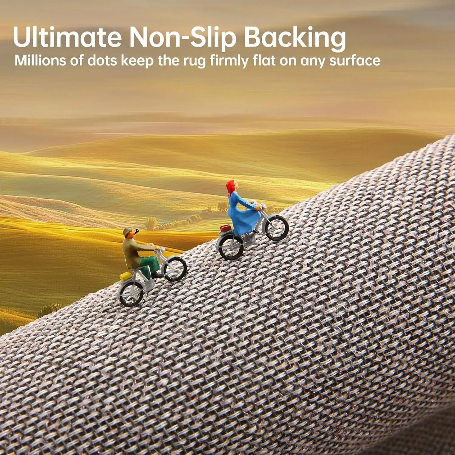 Ultra Soft Washable Area Rugs Non Slip Backing Stain Resistant