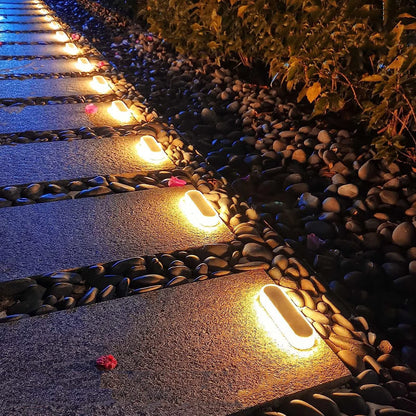 Waterproof Solar Deck Lights Automatic Garden Path IP68