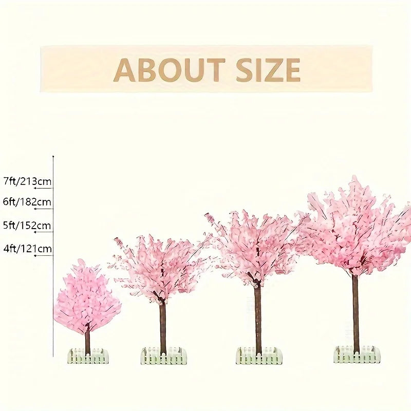 NONECN Artificial Cherry Trees Indoor Decor Blossoms