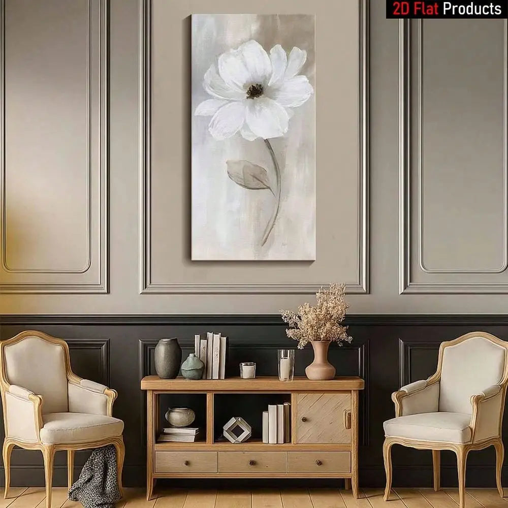 XMSJ Flower Canvas Art Print Wall Decor Impressionist Style