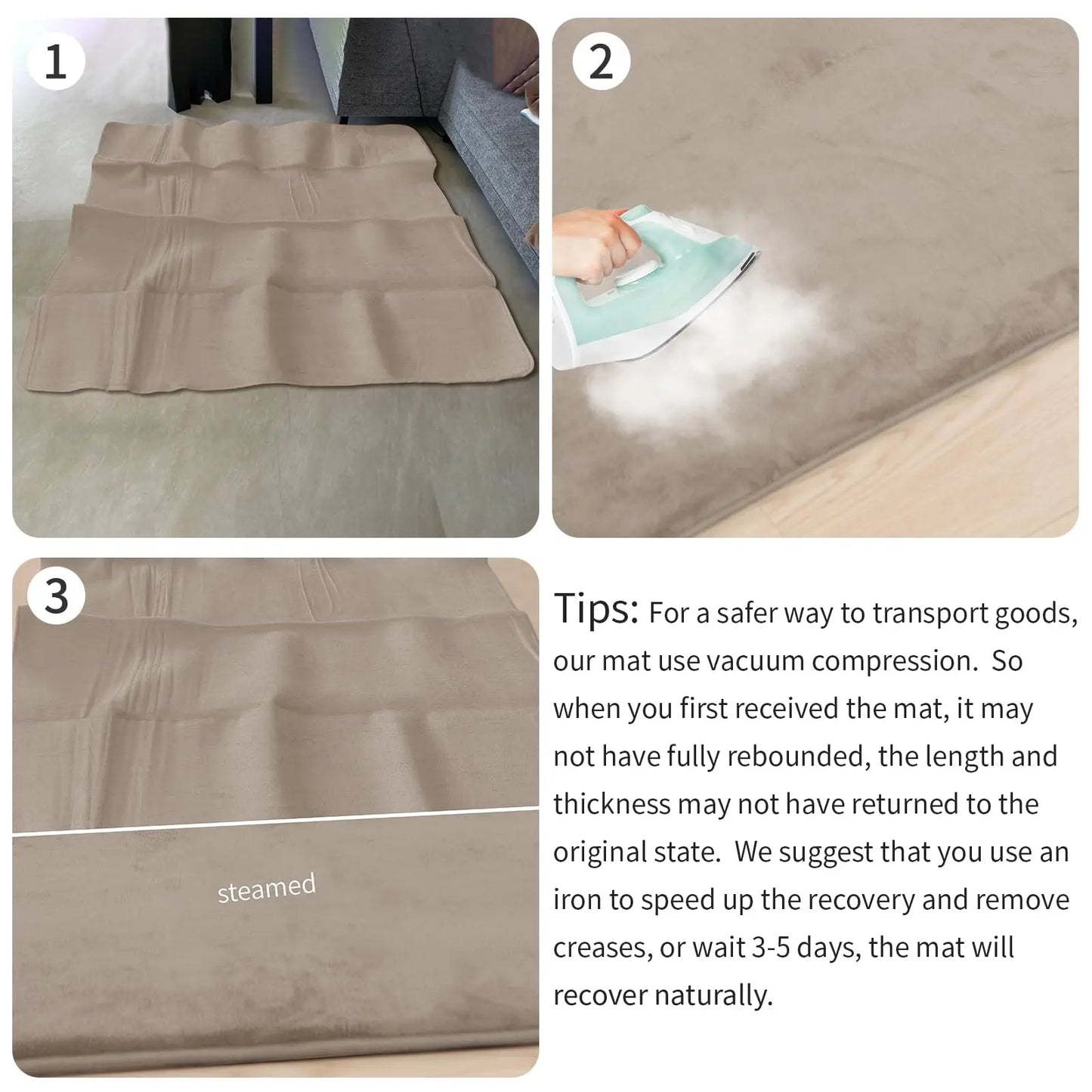 PaPaMat Thick Non Slip Living Room Carpet Play Mat