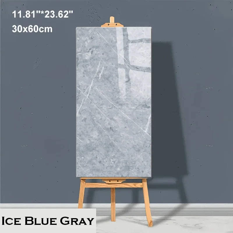Marble PVC Self-Adhesive Floor Tiles Waterproof Peel Stick Removable