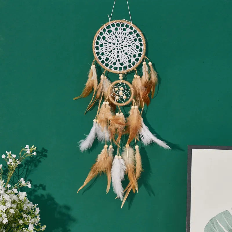 Handcrafted Dream Catcher Wall Decor Moon Dream Chaser Bohemian