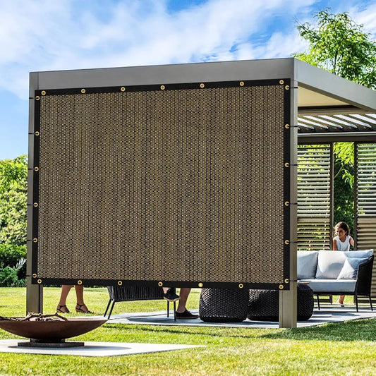 Outdoor Pergola Shade Cover Grommets 90 Percent UV Protection