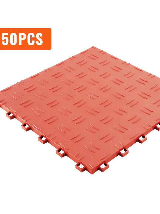 NONECN Interlocking Garage Tiles Non Slip Floor Covering 50 Pack