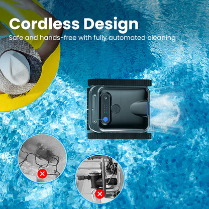 Vastorm Y50S Cordless Robotic Pool Cleaner Self Parking
