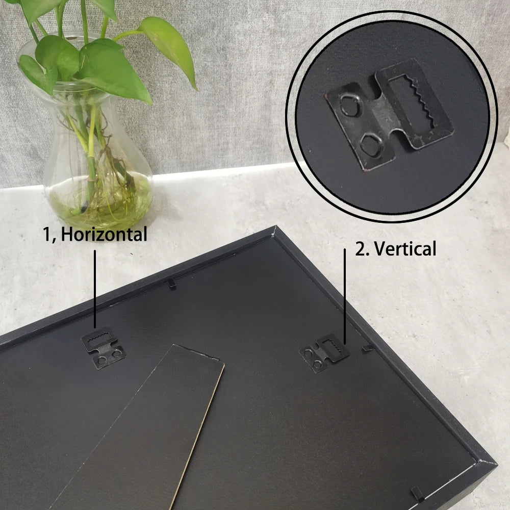 Wooden Shadow Box Frame For Displaying Three Dimensional Photos
