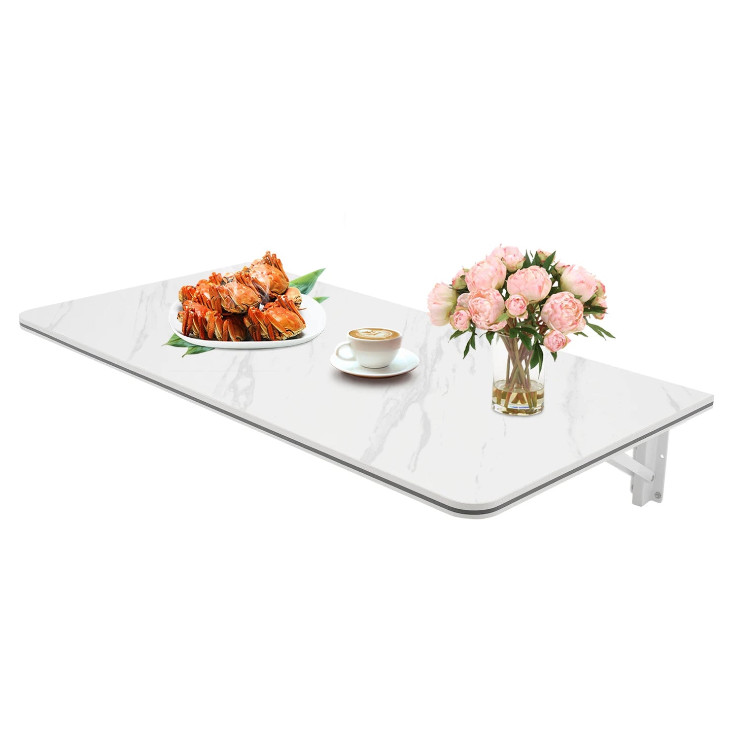 Folding Wall Desk Wall Mounted Foldable Table For Small Kitchen