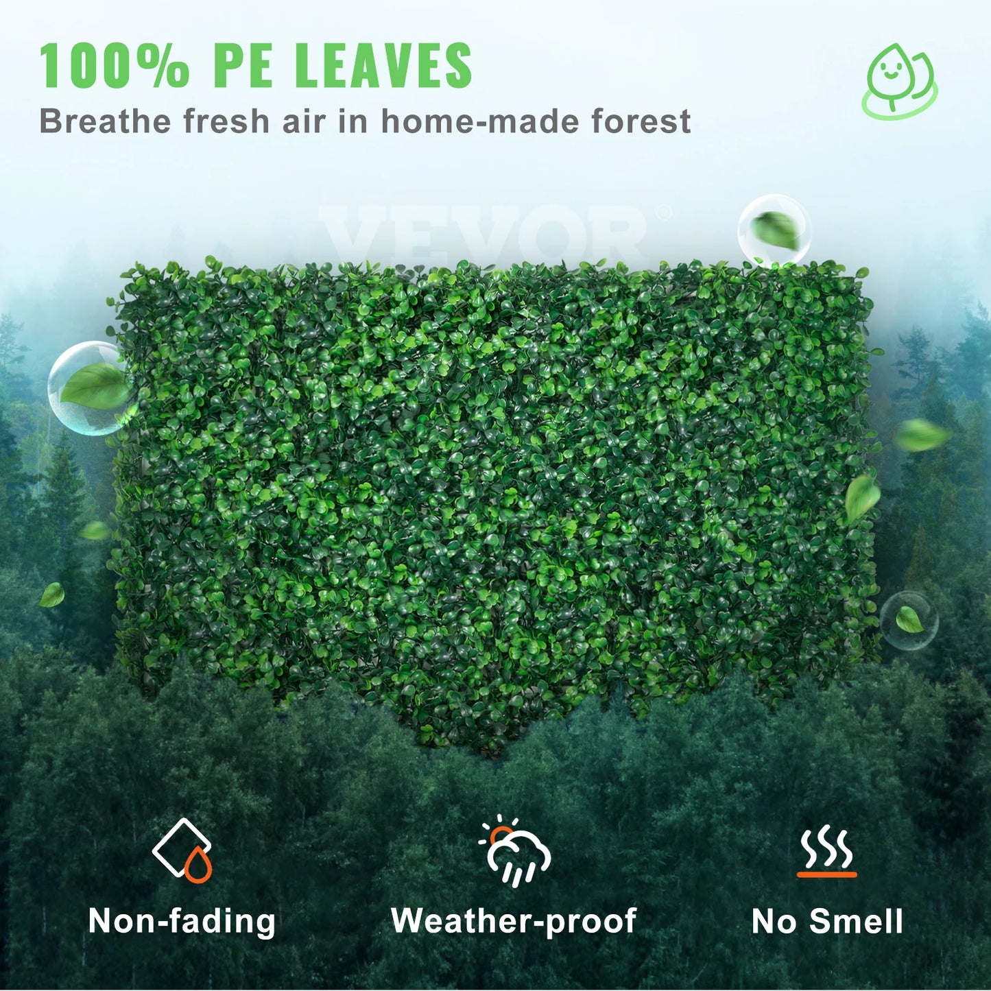 SucceBuy Artificial Boxwood Panel Hedge Wall Panels