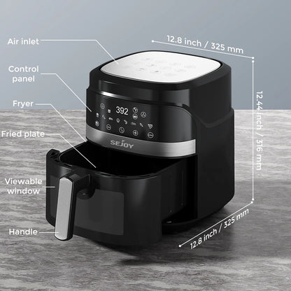 SEJOY 8 In 1 HighCapacityCountertop Air Fryer Oven