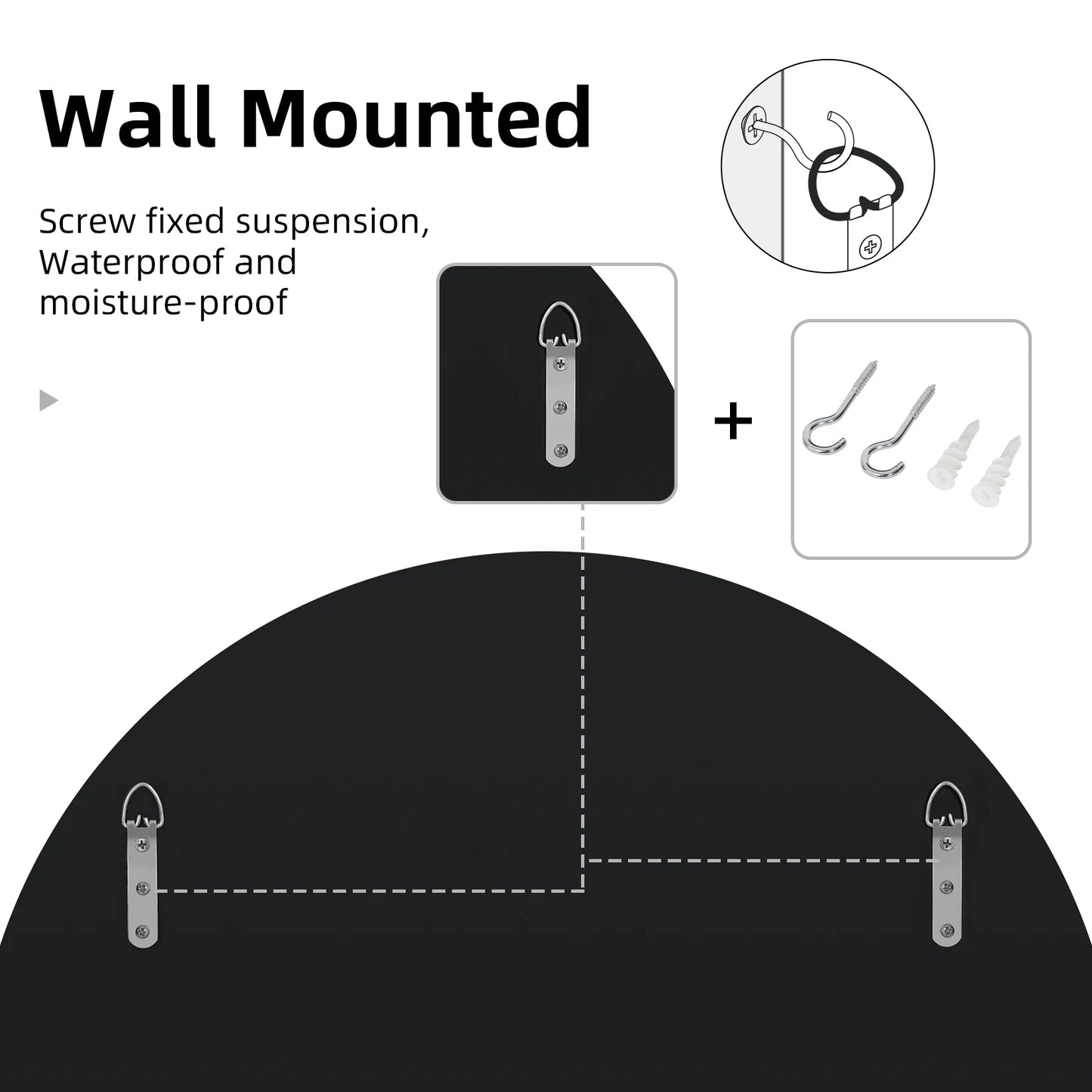 Round Starburst Decorative Wall Mirror For Living Room Bedroom Bathroom
