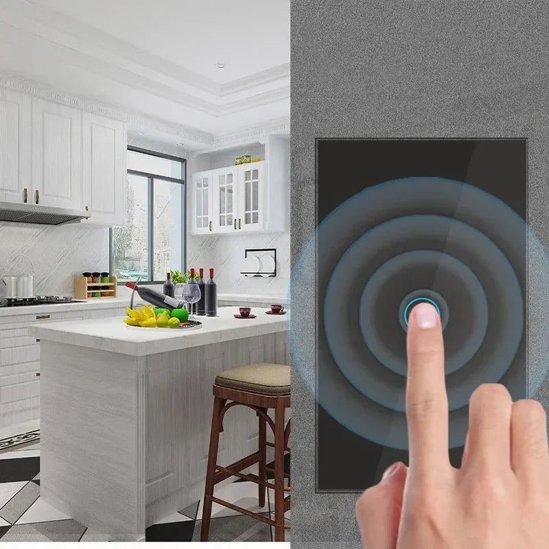 Melery Zigbee Smart Light Switch Neutral Wire Wall Touch Sensor