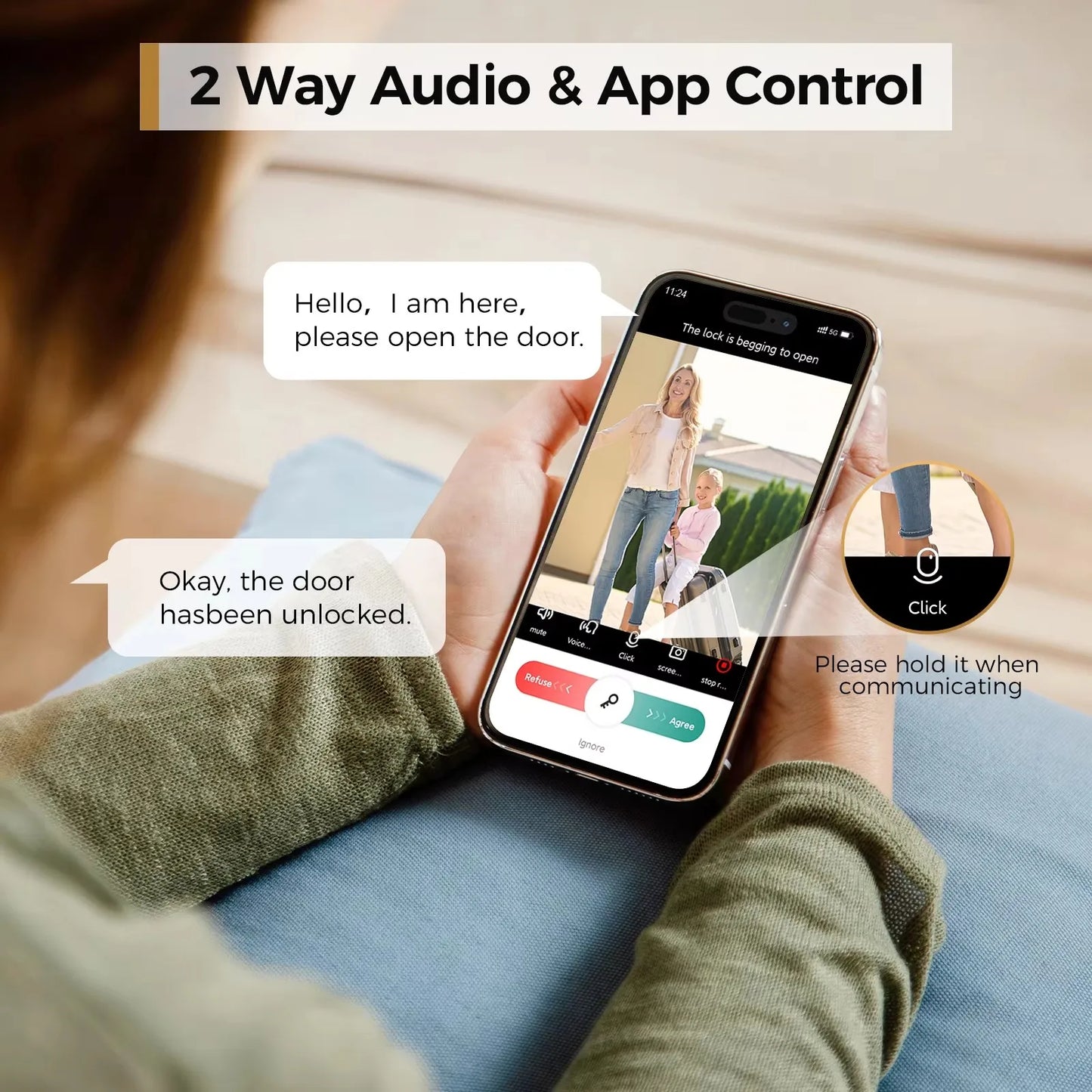 Arpha D289H Smart Lock With WiFi Camera And Fingerprint Entry