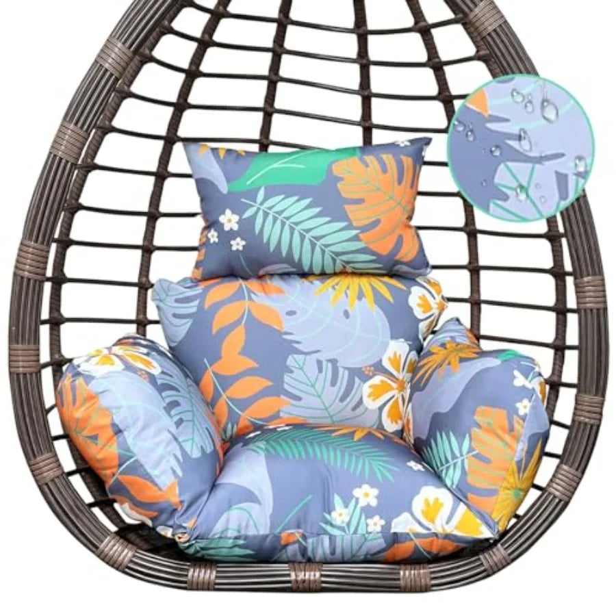 Egg Chair Cushion For Indoor Outdoor Hanging Chair
