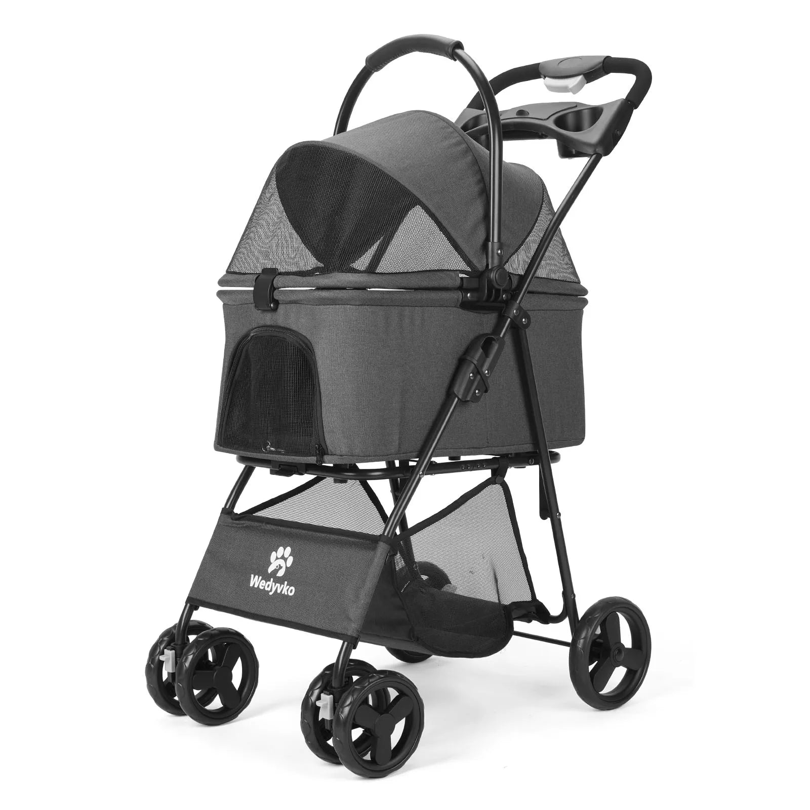 Pet Stroller 3 In 1 With Removable Carrier All Terrain