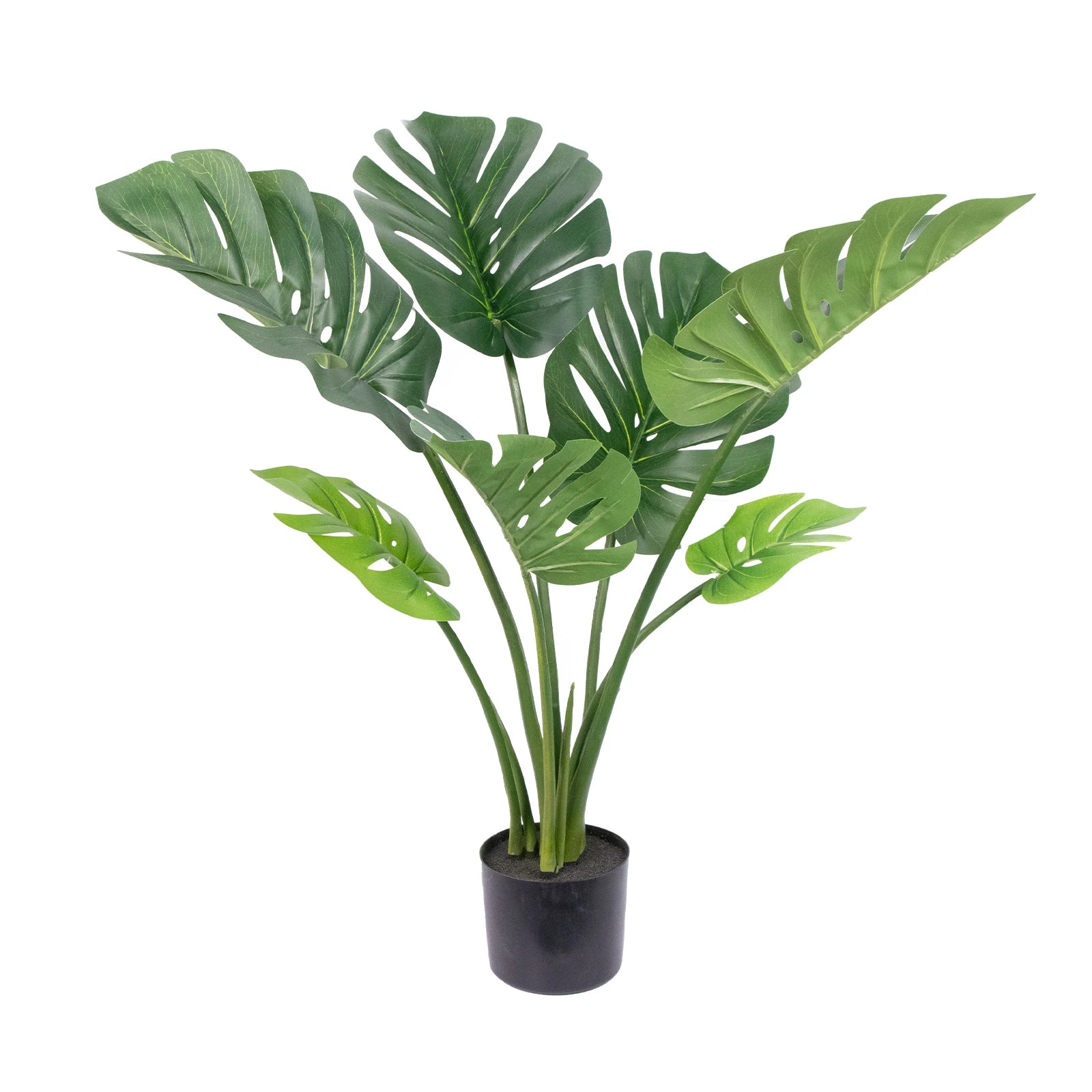 Artificial Monstera Tree Tropical Plant With Pot Indoor Outdoor Decor