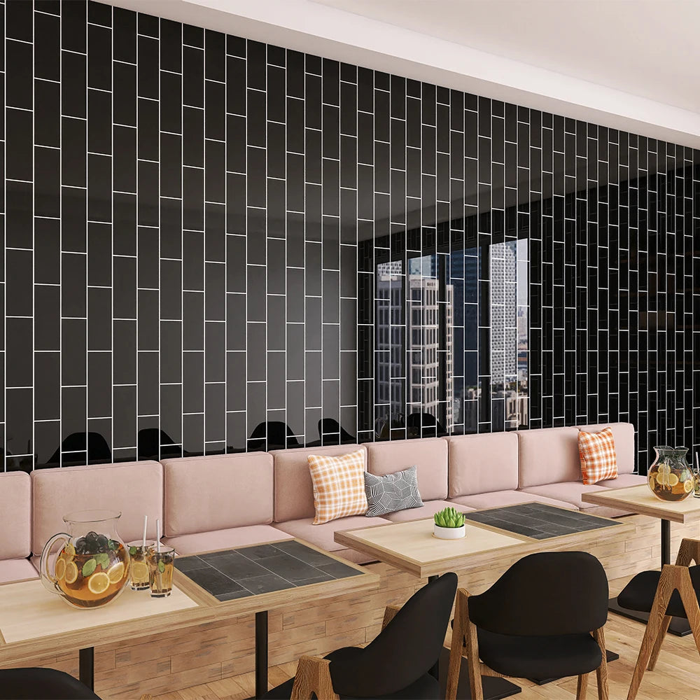 Peel And Stick PVC Vinyl Wallpaper For Kitchen Moisture Resistant
