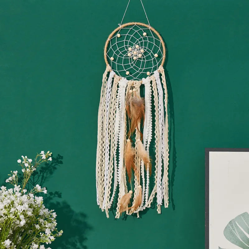 Handcrafted Dream Catcher Wall Decor Moon Dream Chaser Bohemian