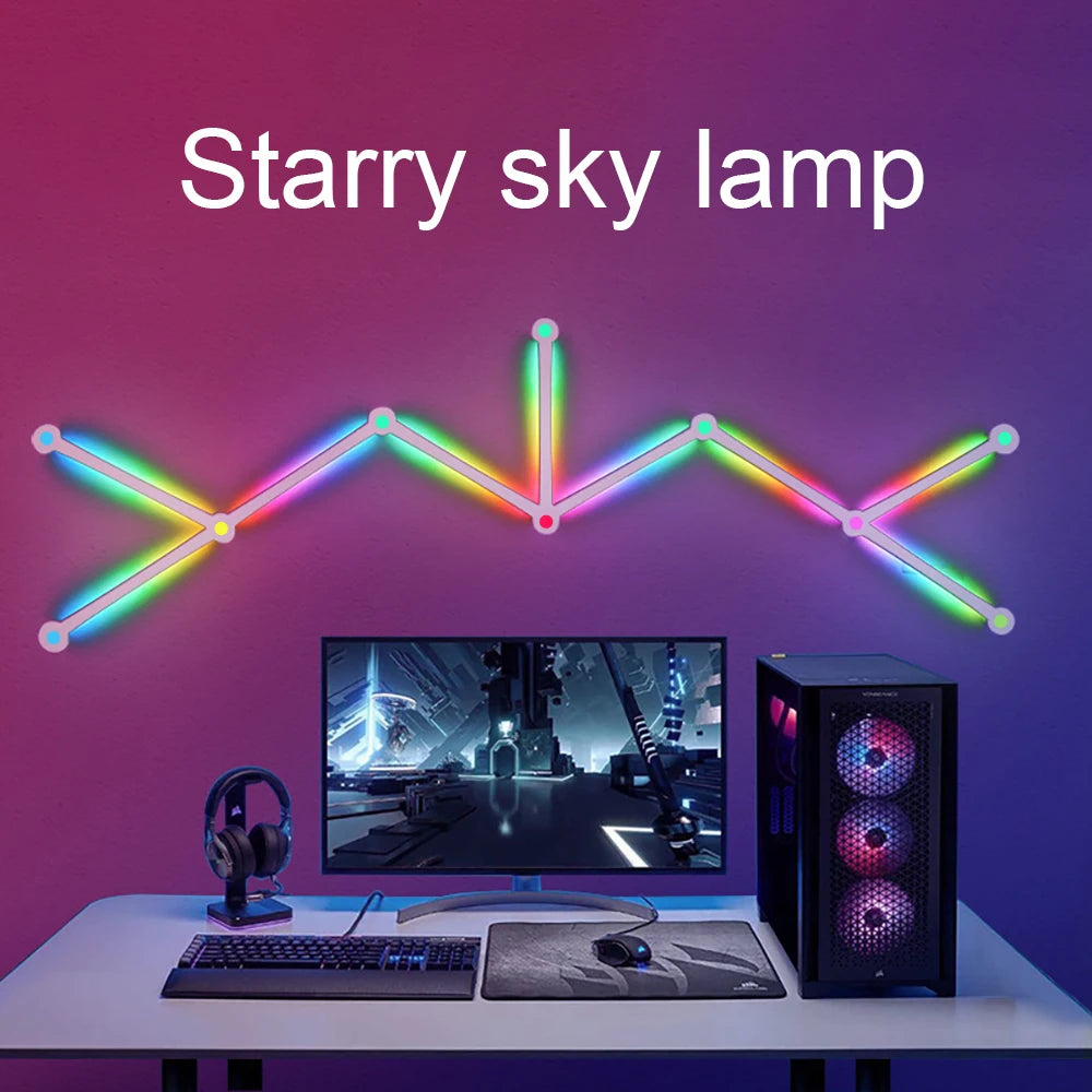 Wiscolor LED RGB Smart Wall Light With WiFi App Backlight