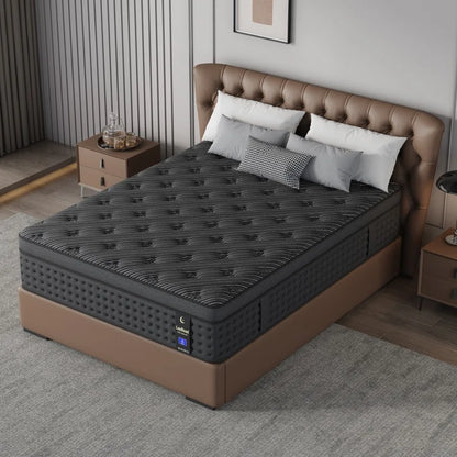 Memory Foam Spring Mattress With Gel And Pocket Springs