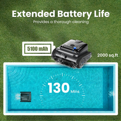 Vastorm Y50S Cordless Robotic Pool Cleaner Self Parking