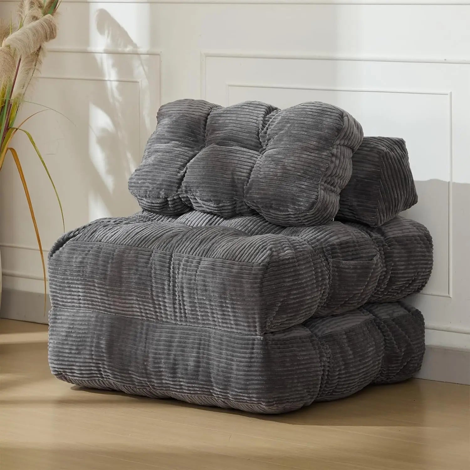 HiMISS Convertible Sleeper Sofa Bed With Pillow And Storage