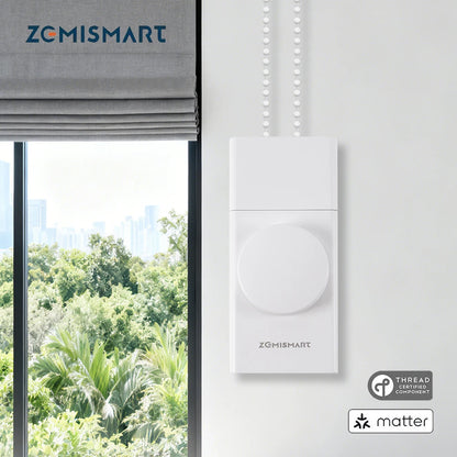 Zemismart Matter Thread Smart Roller Shade Driver With Battery