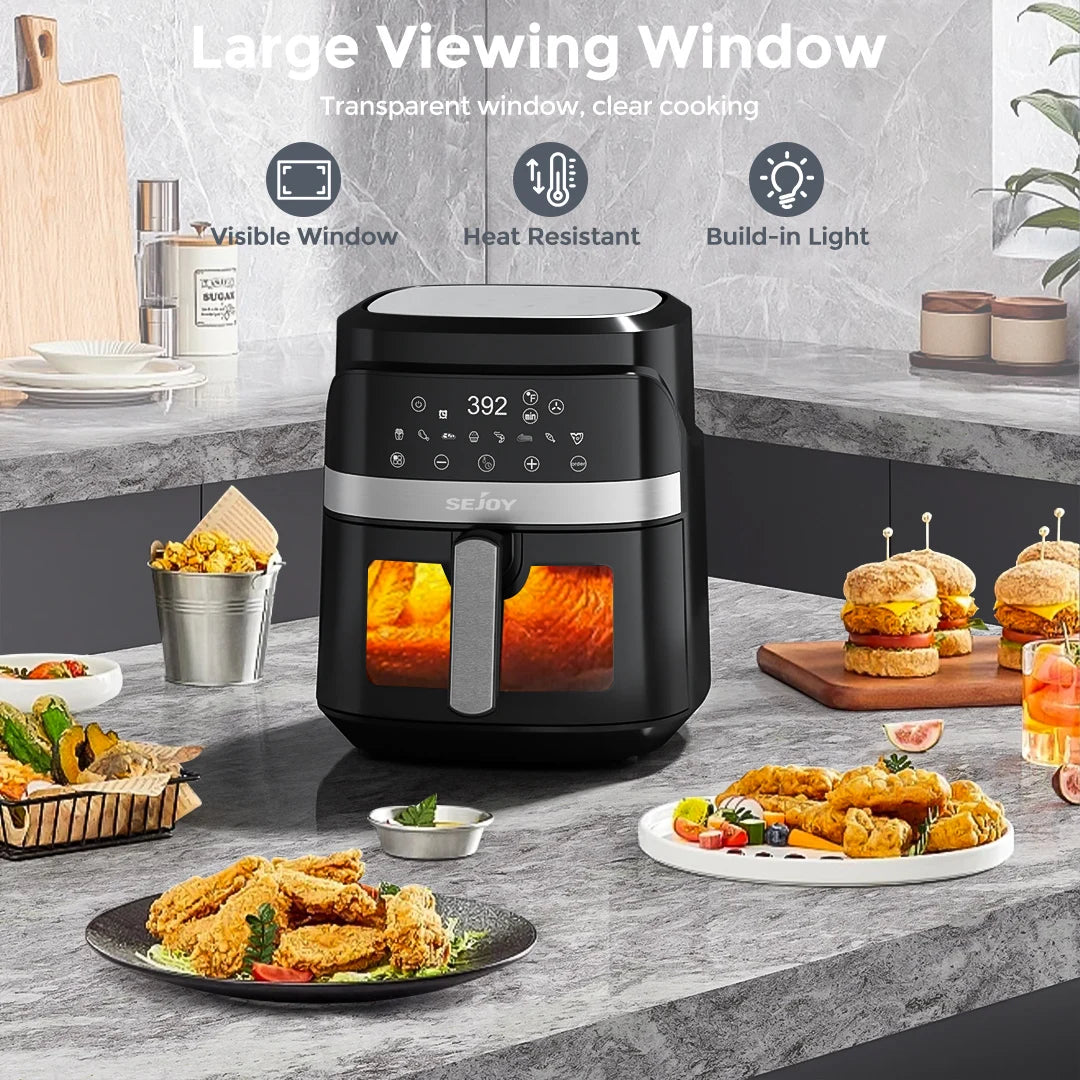 SEJOY 8 In 1 HighCapacityCountertop Air Fryer Oven