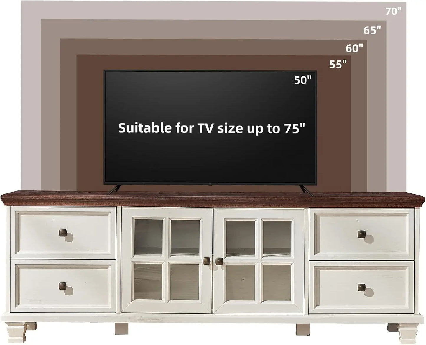 TV Stand And Coffee Table Set Rustic Wood Living Room