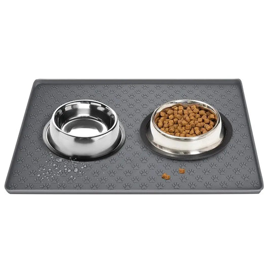 Pet Placemat Nonspill Foldable Silicone Non-Slip Waterproof Feeding Mat