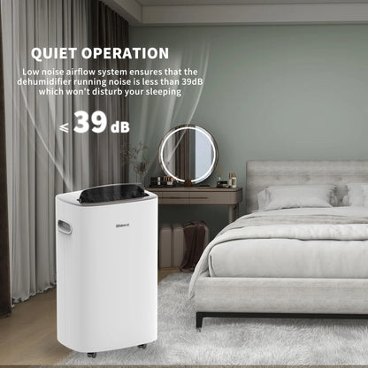 Shinco 86 Pint Dehumidifier For Basements And Large Rooms With Drain Hose