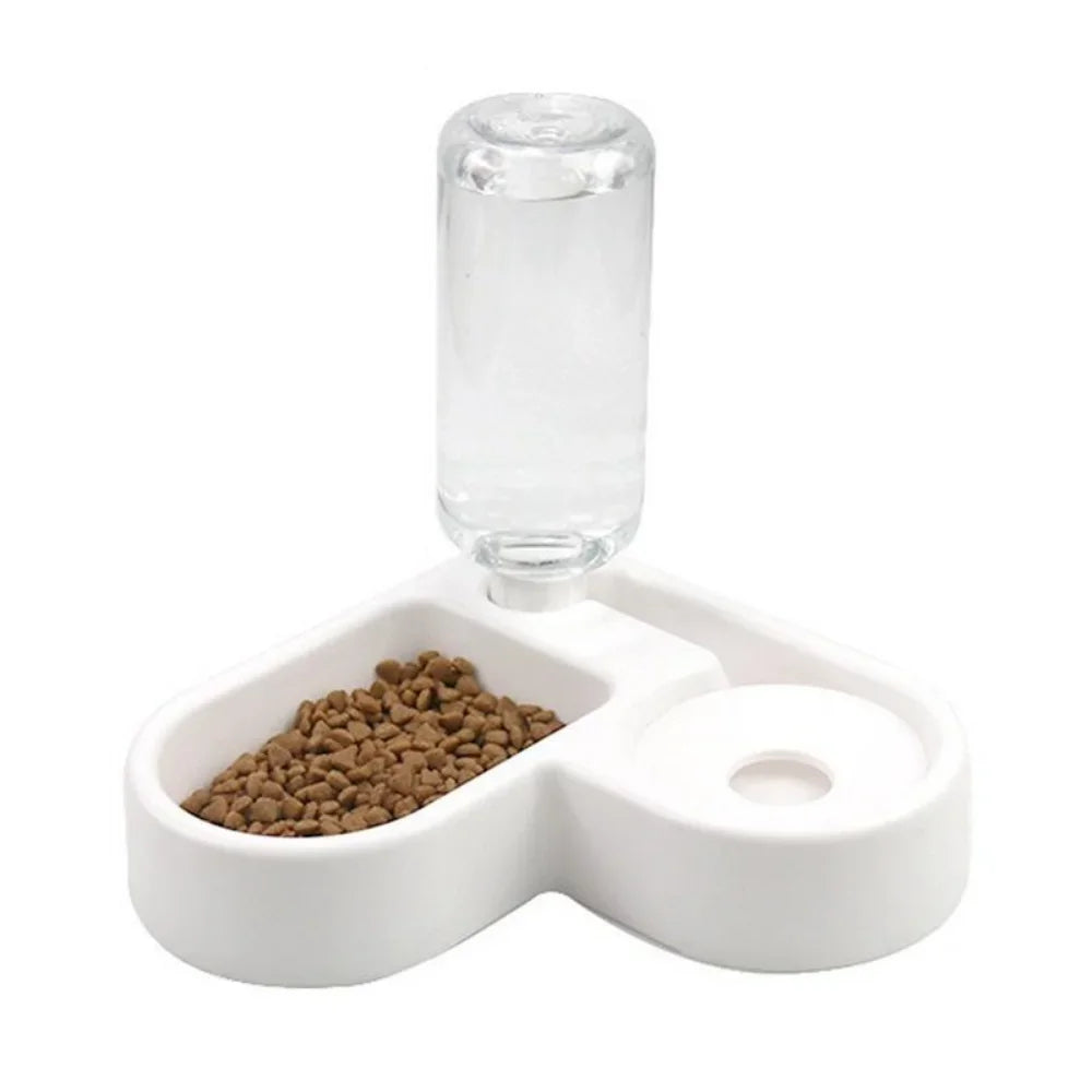 AEDG Automatic Pet Feeder and Water Bowl for Cats and Dogs