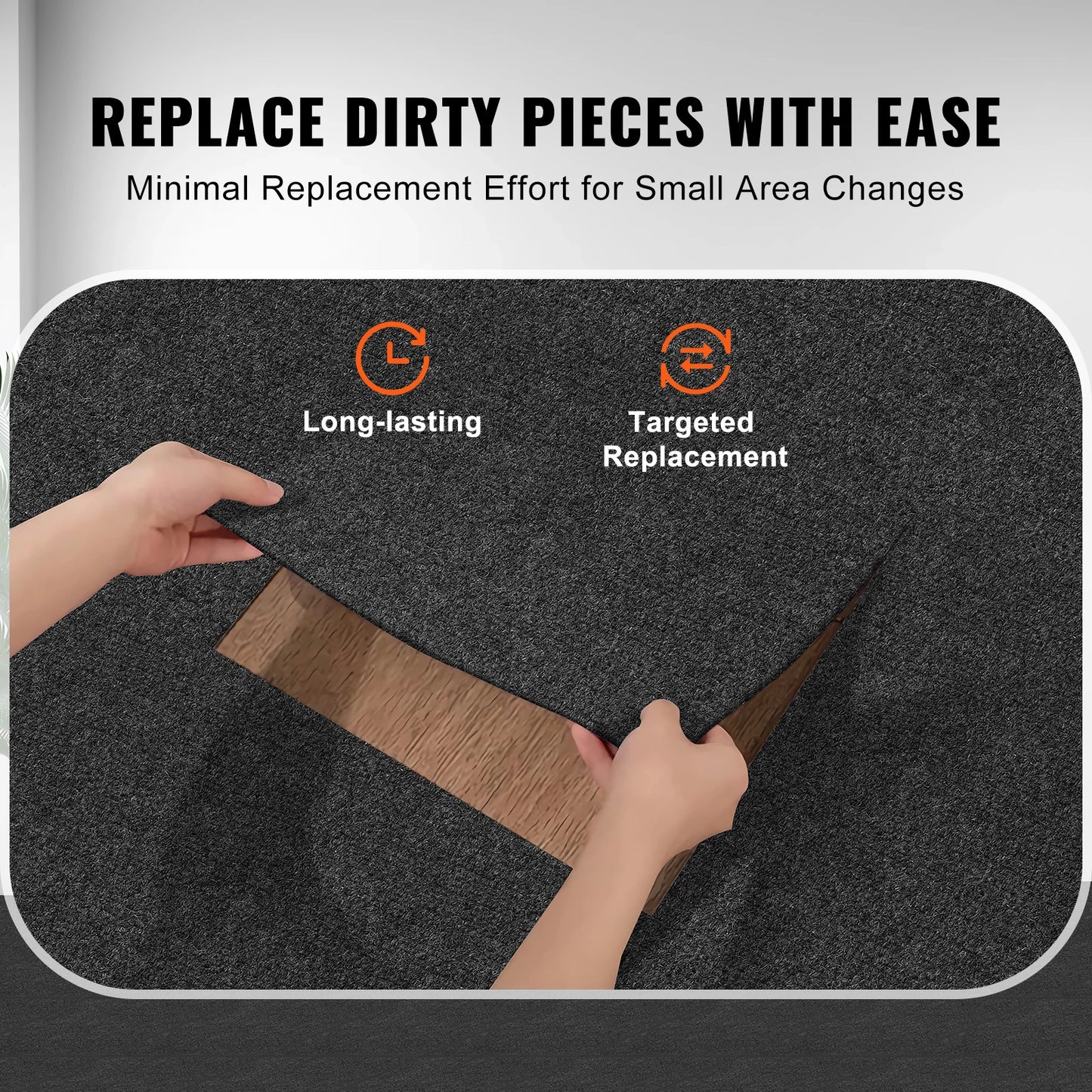 SucceBuy Peel And Stick Carpet Tiles For Bedroom Indoor Outdoor