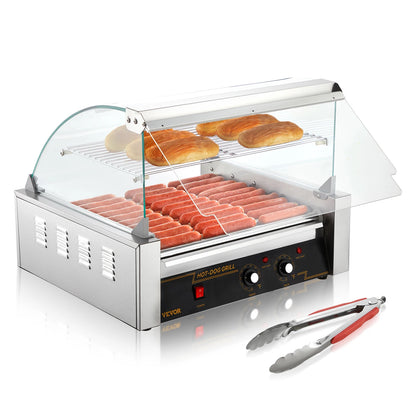 SucceBuy Commercial Hot Dog Roller Electric Sausage Maker 110V
