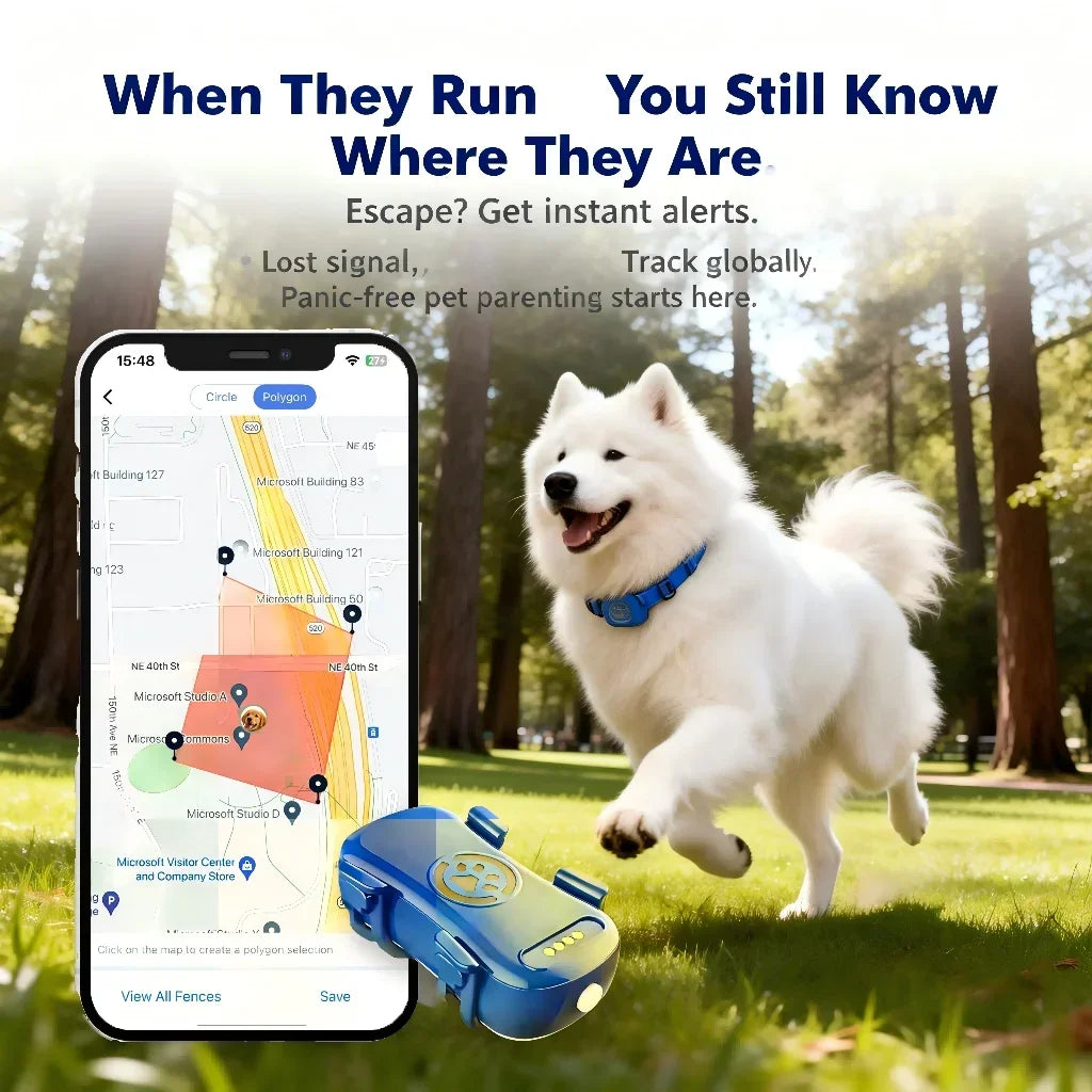 WANWAYTECH GPS Pet Tracker For Dogs And Cats IoT WiFi